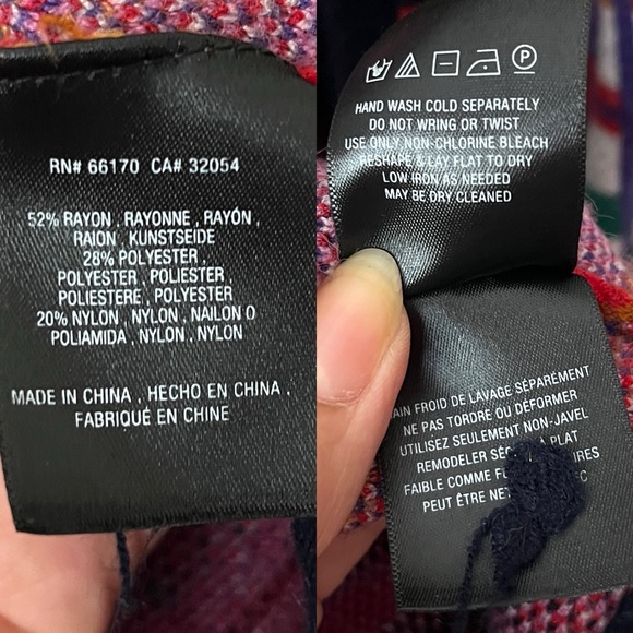 Moth by Anthropologie Williston plaid cardigan multicolor with belt size S - Picture 9 of 9